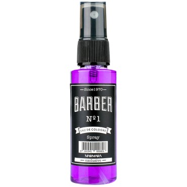 Marmara Barber Cologne - Best Choice of Modern Barbers and Traditional Shaving Fans (No 1 Purple, 50ml x 1 Spray Bottle)