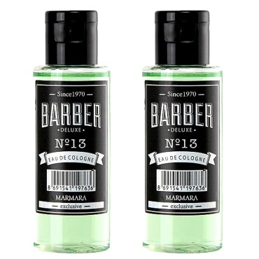 barber marmara Cologne - Best Choice of Modern Barbers and Traditional Shaving Fans No 13 Deluxe, 50ml x 2 Bottles