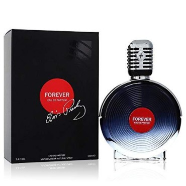 Elvis Presley Forever Cologne By Bellevue Brands Eau De Parfum Spray Cologne for Men 3.4 oz Eau De Parfum Spray ?Happy mood? x-fex-554950