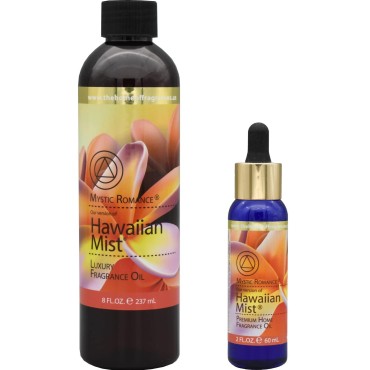The Home of Fragrances - Set of 2 Bottles of Fragrance Oils - 2oz & 8oz (Hawaiian Mist)
