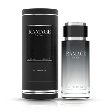 Regal Fragrances Mens Cologne Ramage - Inspired by the Scent of Dior's Sauvage - Earthy, Woody Tonka Bean and Sandalwood Scent (200 ML)