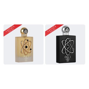 Lattafa Perfumes Tharwah Gold & Silver Testers EDP - Eau De Parfum Unisex 20ml | Mint, Bergamot Clary Sage, Lavender Cedarwood, Musk, Vetiver, Jasmine
