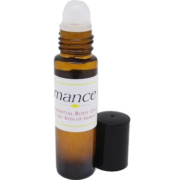 Romance - Type for Men Cologne Body Oil Fragrance [Roll-On - Brown Amber Glass - Light Gold - 1/3 oz.]