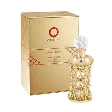 Orientica Al Haramain Royal Amber (Luxury Collection) Pure Parfum Concentrate Spray For Women 0.6 Ounce