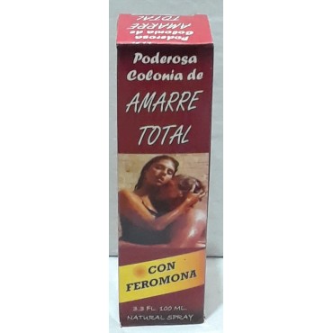 Poderosa Colonia AMARRE TOTAL Con Feromonas, Atrayente De Amor, Producto Esotérico