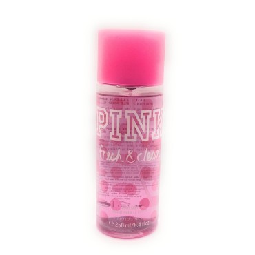 Victoria's Secret Pink Fresh & Clean Scented Body Mist Fresh Apple & Lily 8.4 Ounce Spray