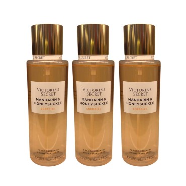 Victoria's Secret Mandarin & Honeysuckle Fragrance Mist 8.4oz (3-Pack)