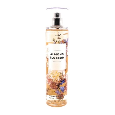 Bath & Body Works Almond Blossom Fine Fragrance Mist 8 Fluid Ounce Spray