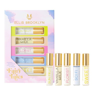 Ellis Brooklyn FAIRY TALES Eau De Parfum for Women - Rollerball Gift Set Perfumes for Women, Gift Sets for Women, Clean Perfume, Long Lasting Perfume
