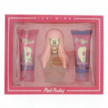 Nicki Minaj PINK FRIDAY 3 PIECE GIFT SET - 3.4 OZ EAU DE PARFUM