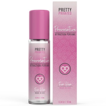 Pretty Privates Provocative Scent - Premium Pheromone Cologne For Women - Attraction Perfume For Her - With Pure Pheromones - Perfume Essential Oil To Attract Men - Long-Lasting Scent - 0.34 oz(10 mL)