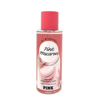 Victoria's Secret Pink Body Mist Pink Macaron, 8.4 Fl Oz