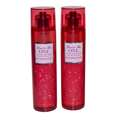 Bath & Body Works Fragrance Mist, Gift Set of 2, 8oz Each (You're The One)