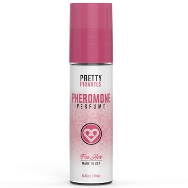 Pretty Privates Premium Pheromone Cologne For Women - Enhanced Scents Pheromone Perfume Essential Oil - Long-Lasting, Elegant Scent With Pure Pheromones - 0.34 oz (10 mL)