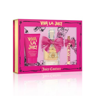 Juicy Couture Viva La Juicy 3 Piece Fragrance Gift Set, Perfume for Women
