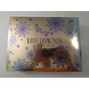 Elizabeth Taylor White Diamonds 4 Piece Gift Set for Women, 3.3 Ounce