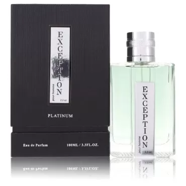 Exception Platinum by YZY Perfume Eau De Parfum Spray 3.4 oz Men