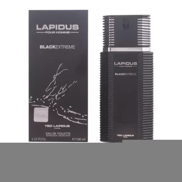Lapidus Pour Homme Black Extreme Eau de Toilettes Spray for Men, 3.4 Fluid Ounce