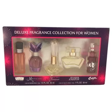 Various Designers Deluxe Fragrance Collection 5 Piece Mini Gift Set, 1.41 Pound