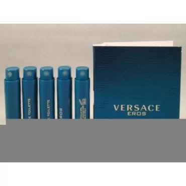 Versace 5 Eros EDT Travel Sample Spray Vial 0.03 Oz/1 Ml Each Lot