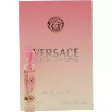 Versace 2 (TWO) x Bright Crystal Eau de Toilette Vial 0.03 oz NEW