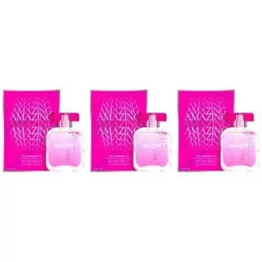 Lot of 3 Bottles of Amazing women's spray eau de parfum 3.3 oz/ea Version of Incredible by Victoria Secret