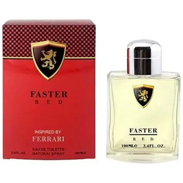 EBC Faster Red Eau De Toilette for Man, 100ml/3.4 OZ
