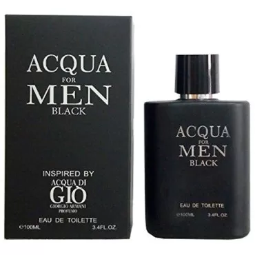 EBC Acqua for Men Black Eau De Toilette, 100ml/3.4 OZ