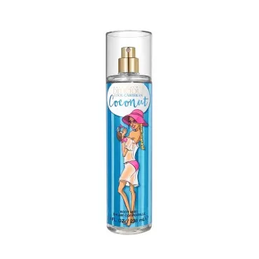 Delicious Cool Caribb Coconut Women Body Spray, 8 Fl Oz