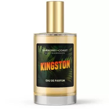 Kingston Eau de Parfum Cologne Fragrance for Men by Barberry Coast - Highly Concentrated, Handcrafted EDP Creation - Inspired by the Heart of Jamaica (100ml)