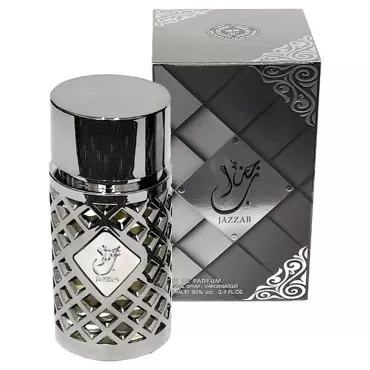 Ard al Zaafaran Jazzab Silver Eau de Parfum Spray for Men, 3.4 Ounce