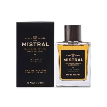 Mistral Men's Cologne, Teak Wood, 3.4 Ounces