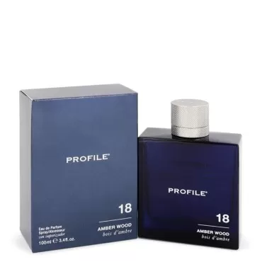 18 Amber Wood by Profile Eau De Parfum Spray 3.4 o...