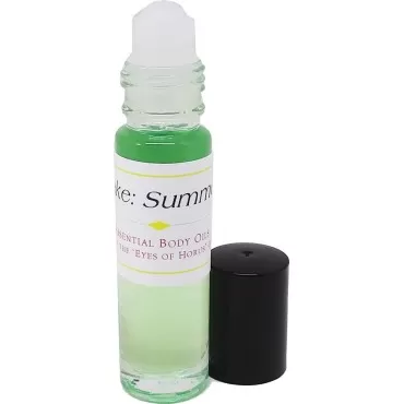 Issy Myk: Summer - Type for Men Cologne Body Oil Fragrance [Roll-On - Clear Glass - 1/3 oz.]