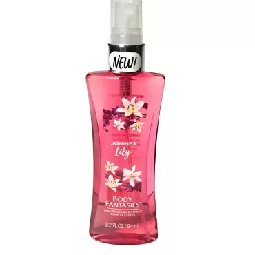 Body Fantasy (1) 3.2 oz Bottle Jasmine & Lily Body Spray