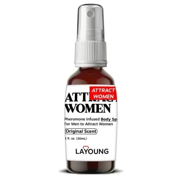 LAYOUNG [Attract Women] Pheromone Infused Body Spray For Men Formula