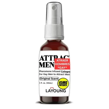 Gay LAYOUNG [Atraer Hombres] Colonia con Infusión de Feromonas Potente Para Hombre Fórmula Feromona
