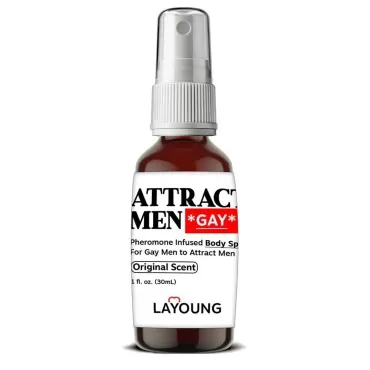 Gay LAYOUNG [Attract Men] Pheromone Infused Body Spray For Men Formula