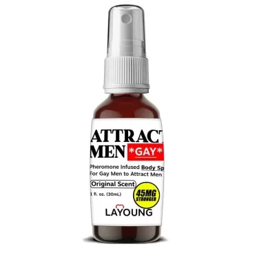 Gay LAYOUNG [Attract Men] Pheromone Infused Body Spray For Men Stronger Formula