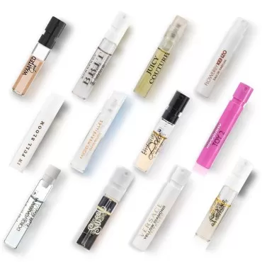 Infinite Scents Perfume Sampler Set for Women: 12 High-End Designer Perfumes + Deluxe Velvet Gift Pouch for Girlfriend, Wife, Mother