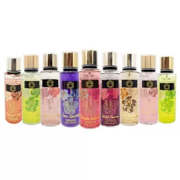META-BOSEM ( 4-Bottles Included Only Fragrance Mist Body Spray for Women, Flowers & Fruits, Clean Refreshing Perfume Suprising Gift Random Variety Scents, Each 8.4 Fl Oz/250 Ml