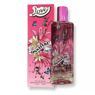 United Scents LOVE SIGNATURE INKED - Eau de Parfum for Women - Notes of Mango, Grapefruit, and Wild Strawberry - 3.4 Fl Oz