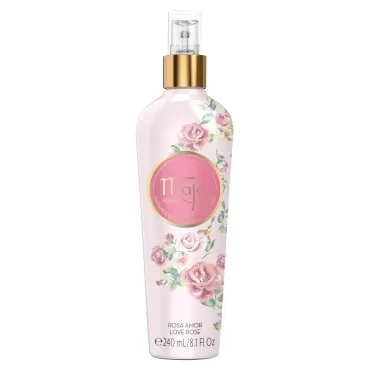Maja Love Rose Perfumed Body Mist, Delicately Scented to refresh your Body with Flowers Essential Oils 8.1 Fl Oz, Spray Bottle
