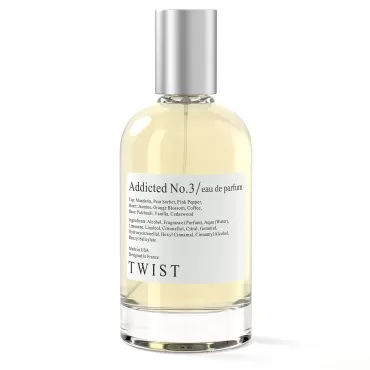 Twist Addicted No.3 Inspired by Black Opium Perfume For Women, Long Lasting Fragrance, EDP - 100 ml | 3.4 fl. oz.