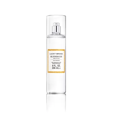 Lucky Brand Re/Energize The New Sustainably-Inspired & Exhilarating Mood-Evoking Unisex Fine Fragrance Mist For Women & Men, 8.0 Fl Oz (Pack of 1)