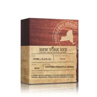 Distillery Series New York Rye Eau de Toilette, Cologne for Men, 3.4 Oz
