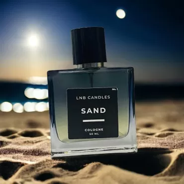 LNB Candles SAND Cologne For Men Scented Like Sauvage Everyday Eau Du Parfum 50 ML Clean Ingredients Vegan Made In USA