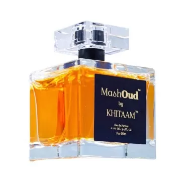 Khitaam MashOud Fragrances - Eau De Parfum - Vaporisateur Natural Spray -Notes of Bergamot, Oud, & Masculinity - 100ml | 3.4 fl oz. - For Him