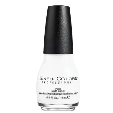 Sinful Colors Nail Polish Snow Me White #1