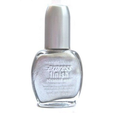 Maybelline Express Finish Advanced Wear Nail Color -Silver Speed #300